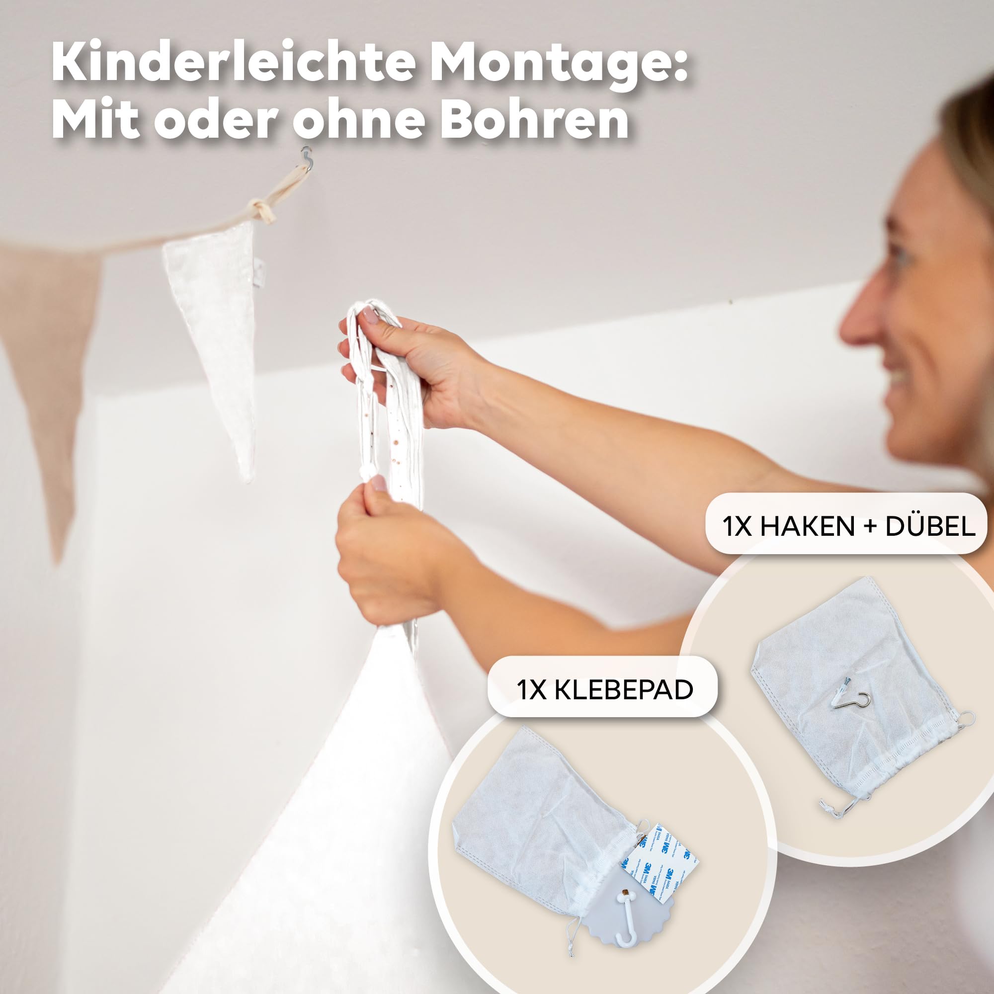 lilimaus Bedhemel voor baby's, met gouden applicaties, in 12 kleuren, babyhemel van 100% katoen, bedhemel voor meisjes en jongens, hemelbed voor kinderkamer en baby