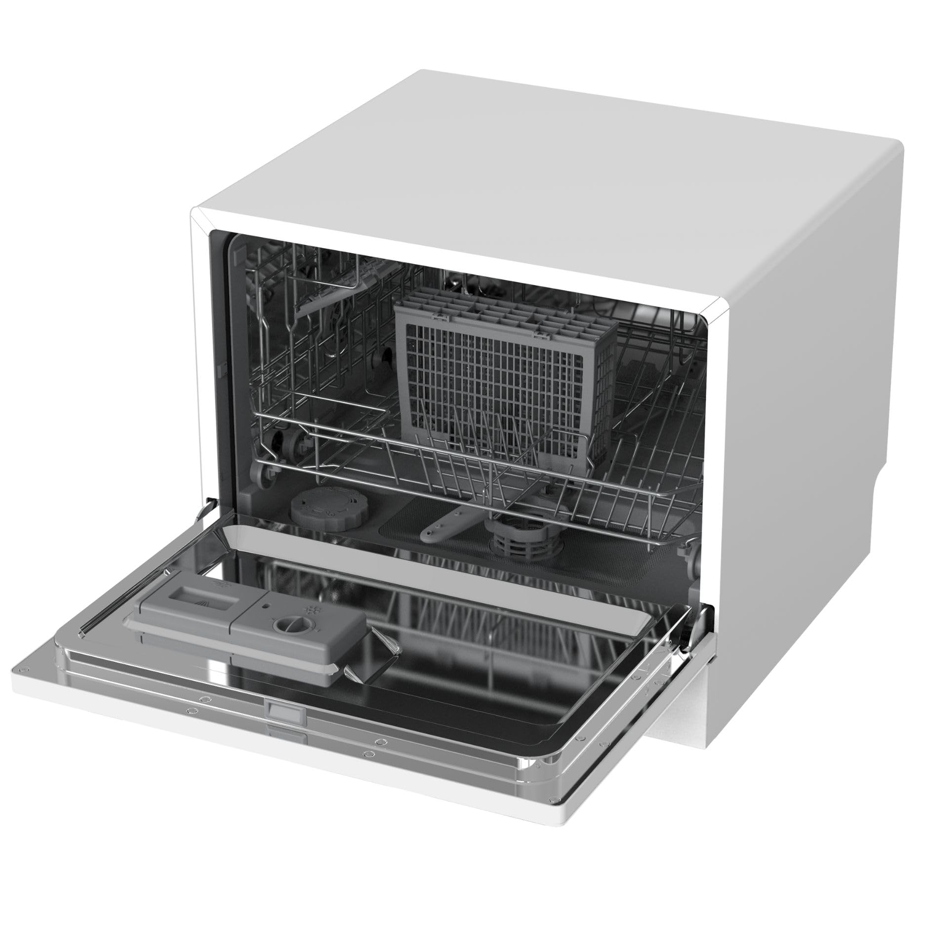 GEDTECH - Lave vaisselle Table Top GLV6T47WH - 6 couverts - 47 dB - Départ différé