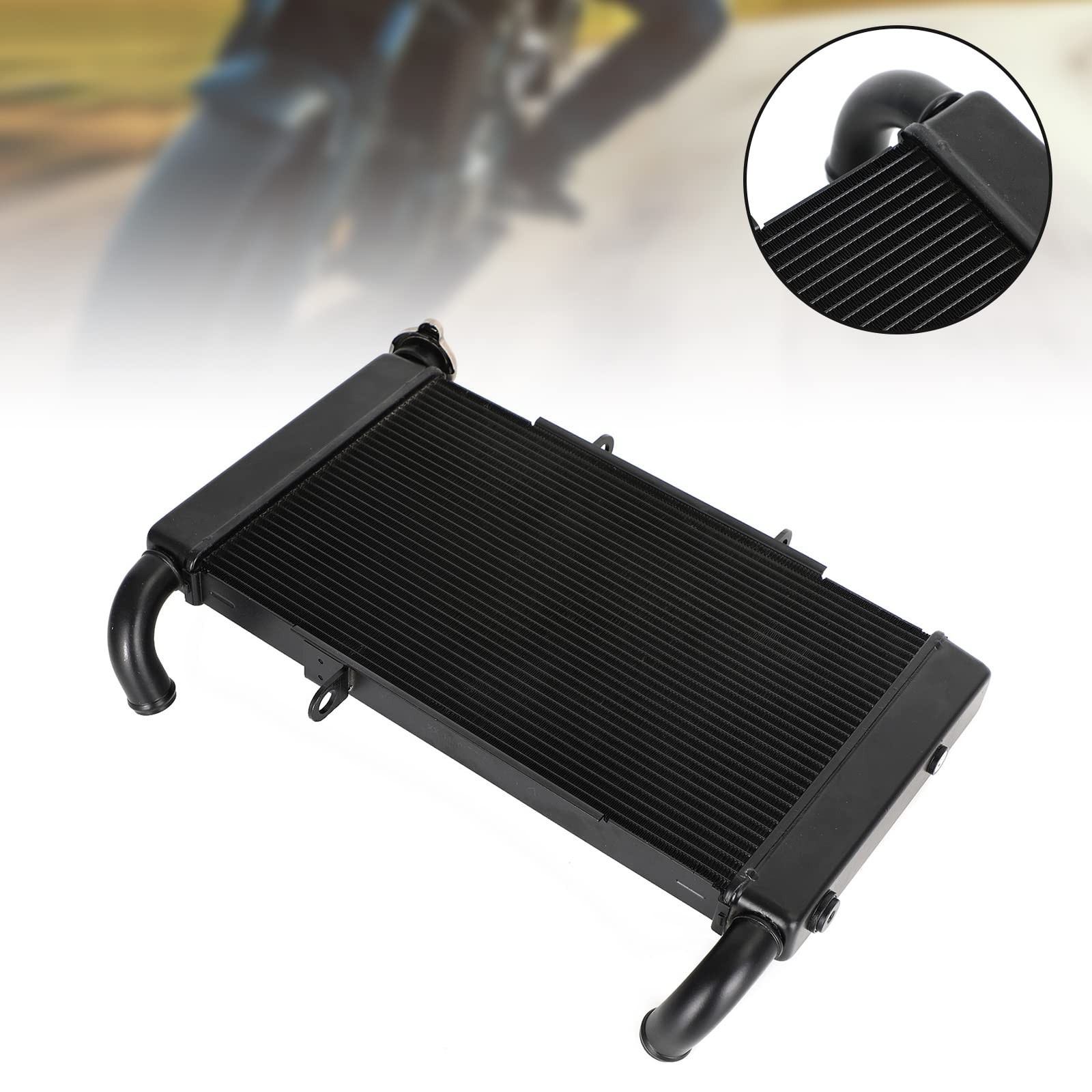 Aluminum Radiator Cooler Cooling Apto para Honda CB CBR 650 R 650R 2018-2023