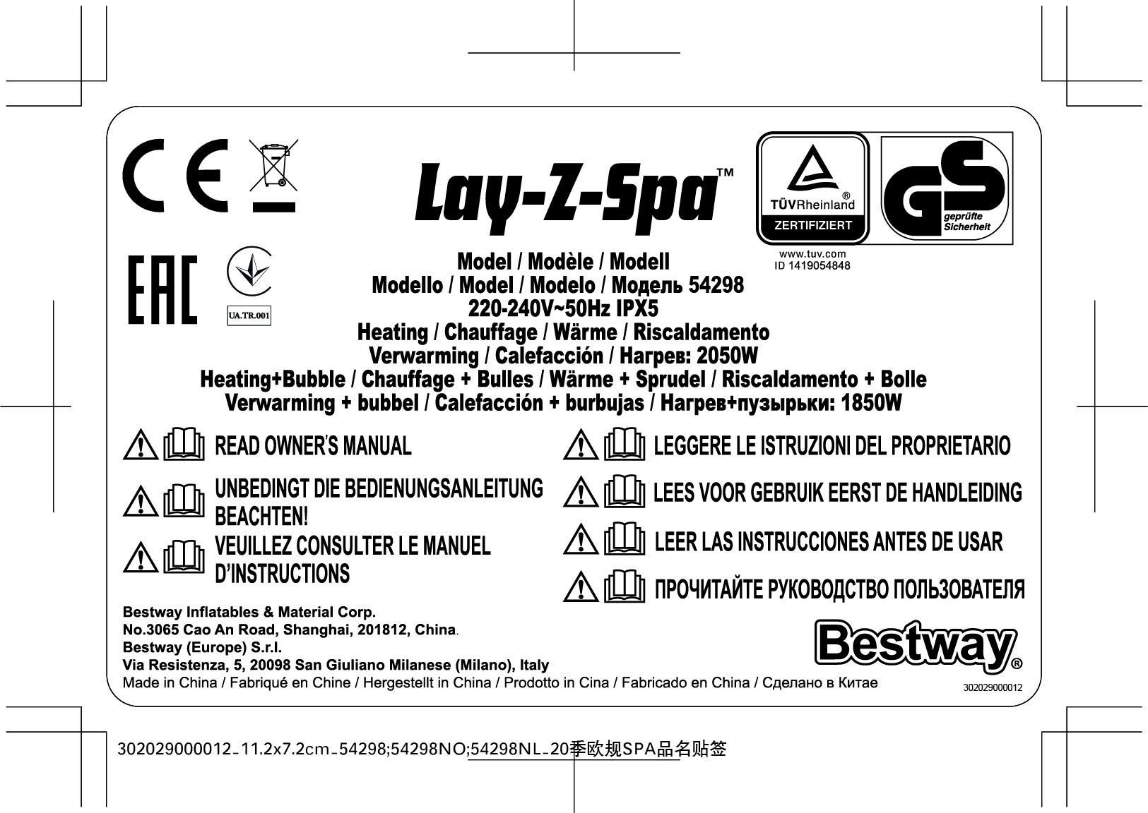 Bestway 54189 | Lay-Z-Spa - AirJet Helsinki - 5/7 adulti