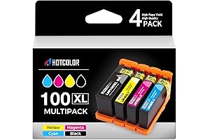 Compatible Lexmark 100XL Ink Cartridges (4-Pack)