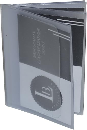 مجموعة من 2 - 6 صفحة البلاستيك إدراج لحمل Bifold Billfold أو Trifolds Top Load