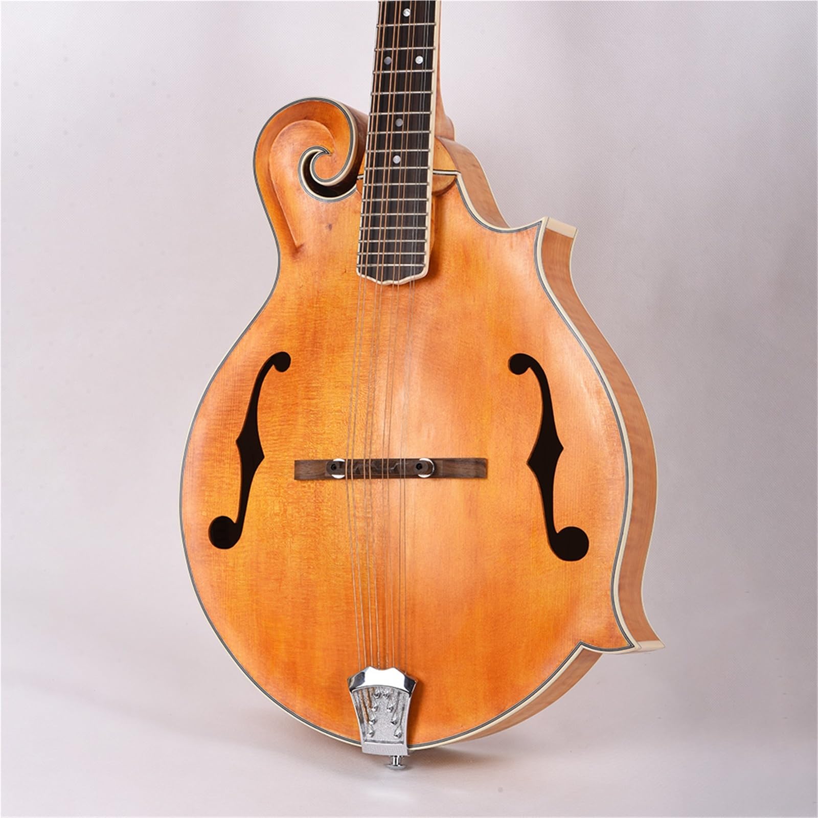 86 Cm Mid-Bass-Mandoline Mandoline Niedrige Oktave Handgefertigt, Komplett Aus Massivem Brett
