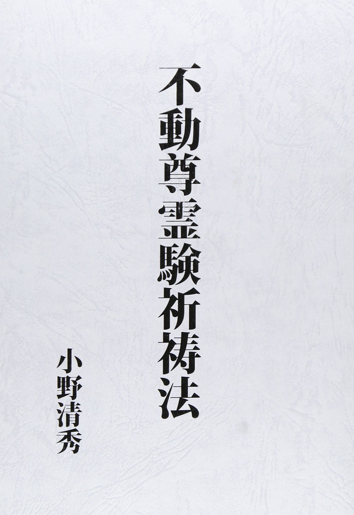 不動尊霊験祈祷法 | 小野清秀 |本 | 通販 | Amazon