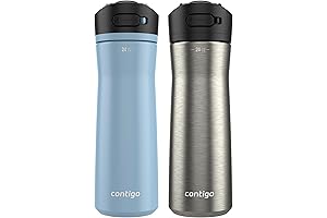Contigo Sheffield Ashland Chill 2.0 Water Bottle, 2-Pack, Glacier