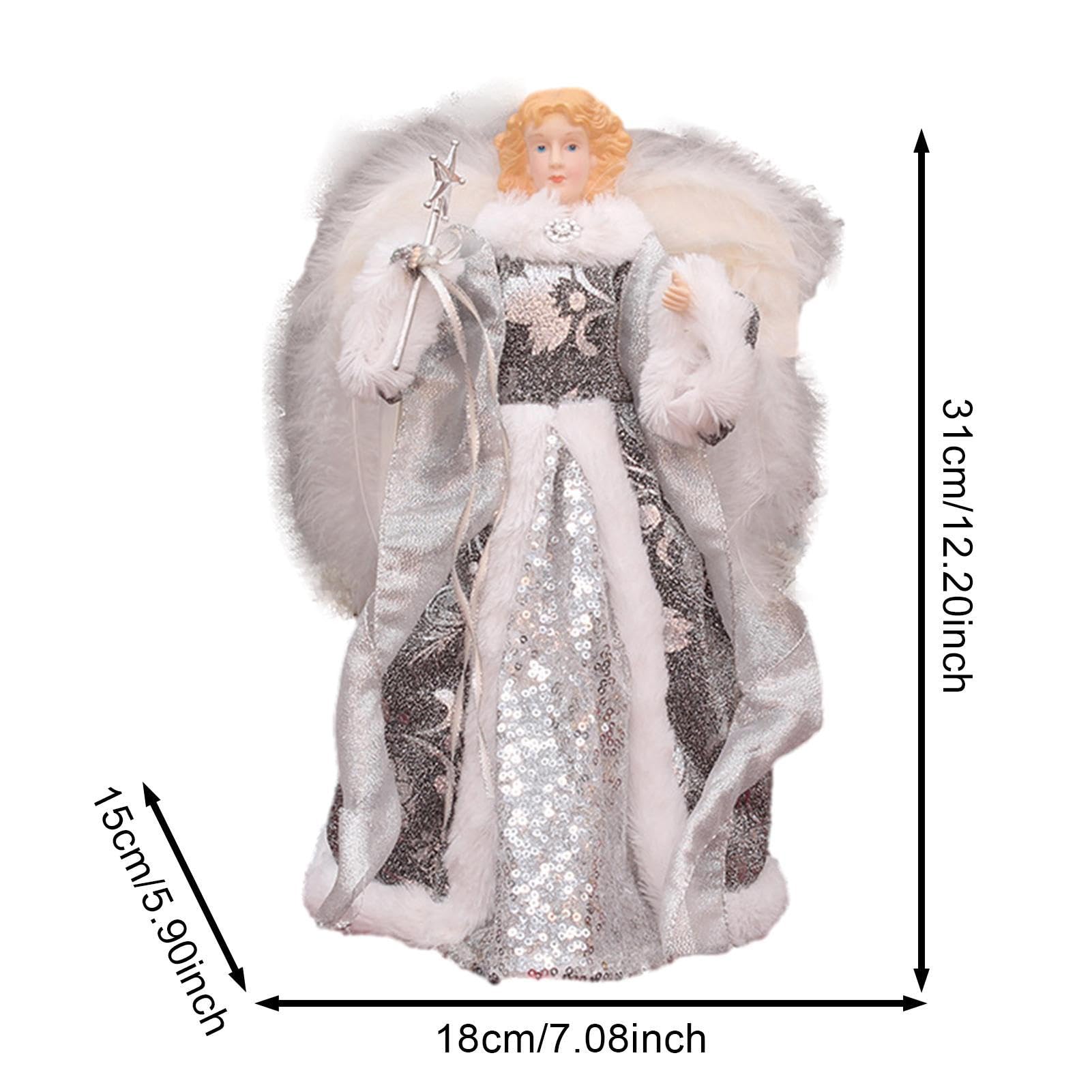 サンタドール & ツリートッパー Amazon.co.jp: エンジェル クリスマスツリー トッパー