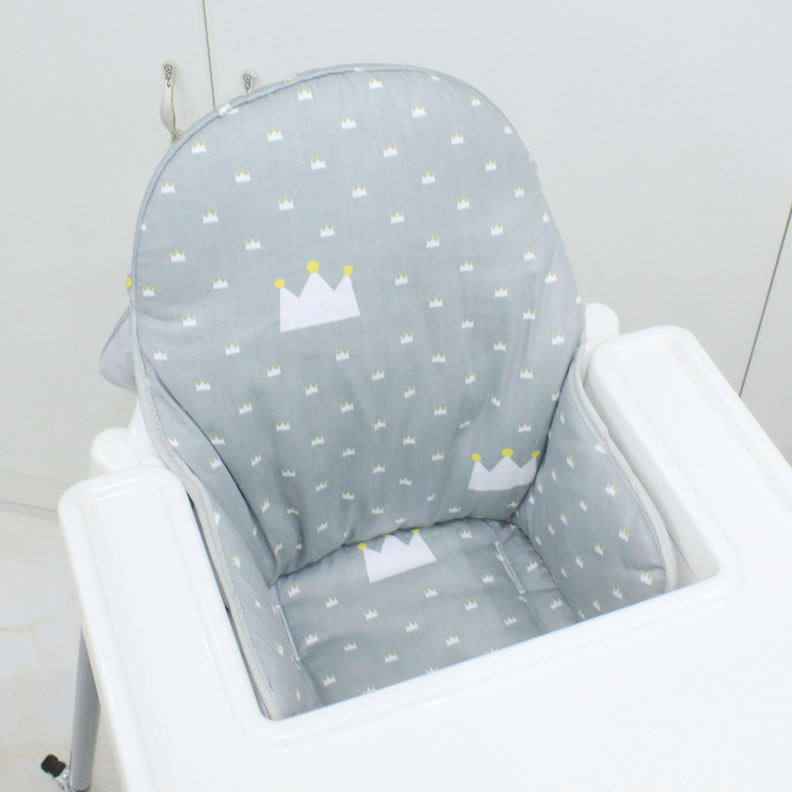 ZARPMA Fundas de Asiento compatibles con Antilop para Trona, Vienen con Bolsa de Almacenamiento, cojín Lavable para Silla Alta de bebé de algodón Acolchado para Silla Infantil