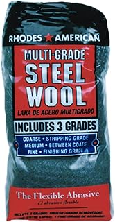 Rhodes American 0000 Grade Medium Steel Wool Pad 12 pk