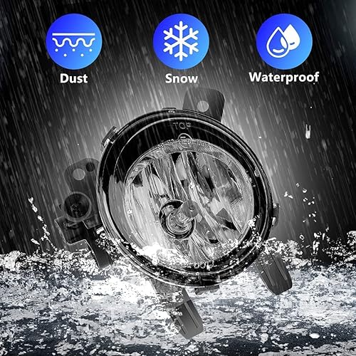 Miniatura 6 de TULALUX Faros antiniebla compatibles con BMW (F22 220i 228i, serie 2)  (F30 F31 F34 320i 325i 328i 328d 335i, serie 3)  (F32 F33 F36 428i 435i,