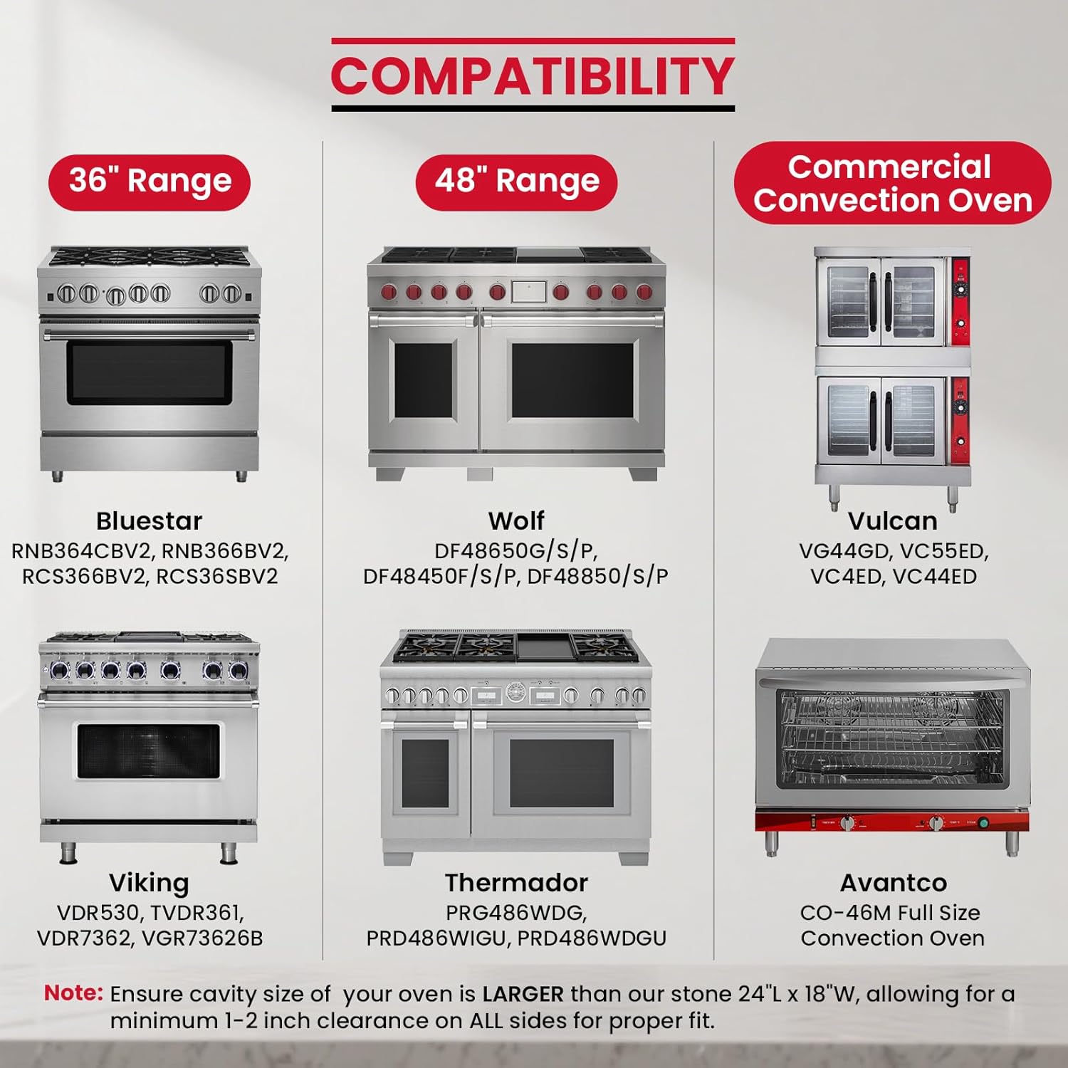 Size 24x18 Color beige Unicook Extra Large Pizza Stone 24”x18” for X-Large Home Ovens and Commercial Ovens, Rectangular Baking Stone, Ideal for Baking Crispy Pizzas, Bread and Cookies, Heavy Weight 16.6 lbs