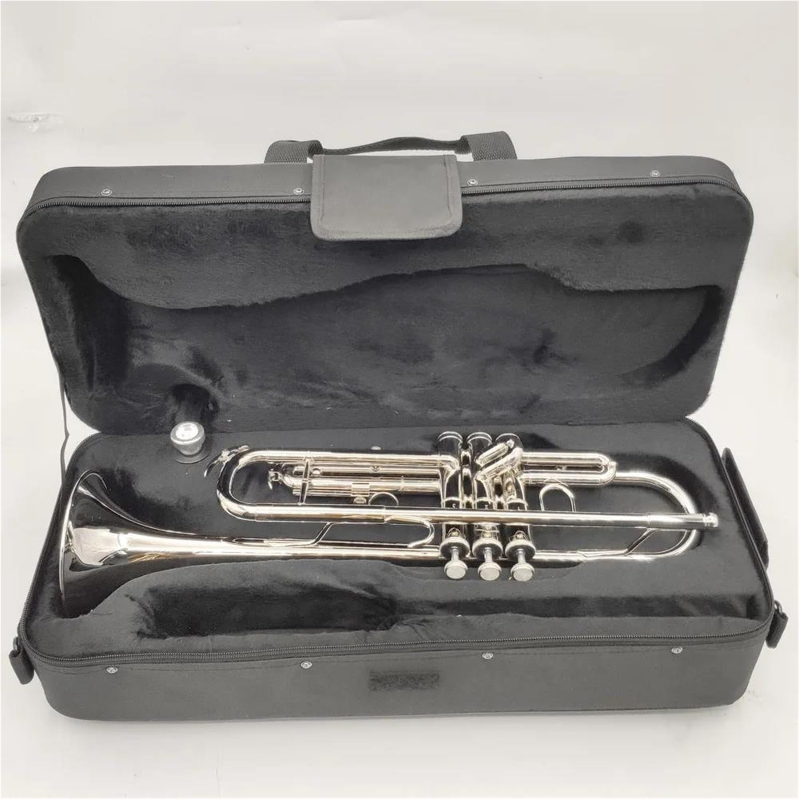 Tromba Per Principianti In Si Bemolle Prestazioni Professionali Argento Adatta Per Strumenti A Banda Ensemble Di Trombe Standard