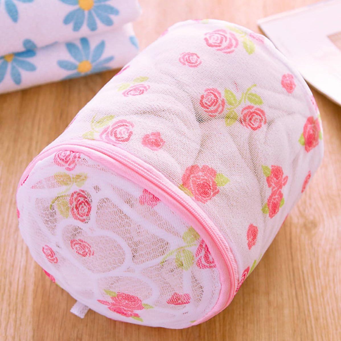4pcs Mesh Laundry Bag for Delicates, Bra Washing Bag with Zipper