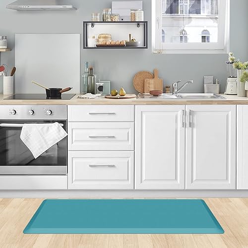 Miniatura 56 de KitchenClouds - Tapete antifatiga acolchado para cocina, impermeable, antideslizante, cómodo, para escritorio de pie, fregadero y oficina, 17.3 x 39
