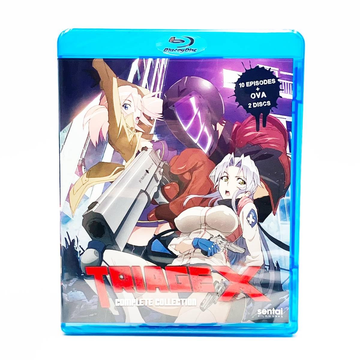 Amazon.co.jp: 込 トリアージX 全10話+OVA 北米版 ブルーレイ Triage X