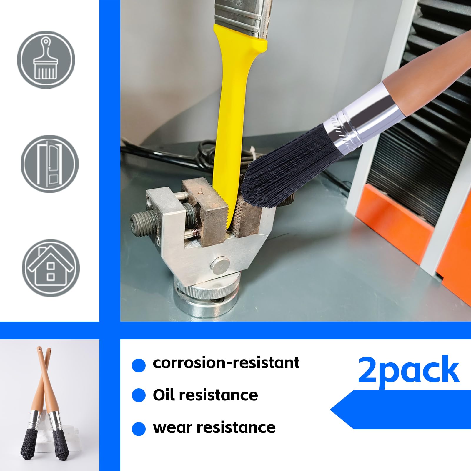 Parts Cleaning Brush - Auto & Home Use -4