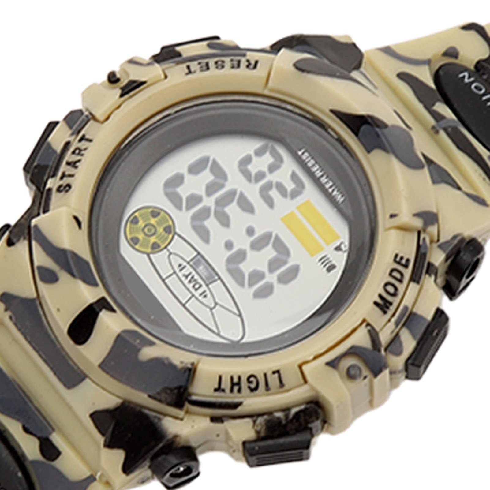 VGEBY Reloj Deportivo, Sistema de 12 24 Horas Reloj Digital Reloj Cronógrafo Noctilucente a Prueba de Agua para Hombres Regalo para Estudiantes Color de Camuflaje Al Aire Libre
