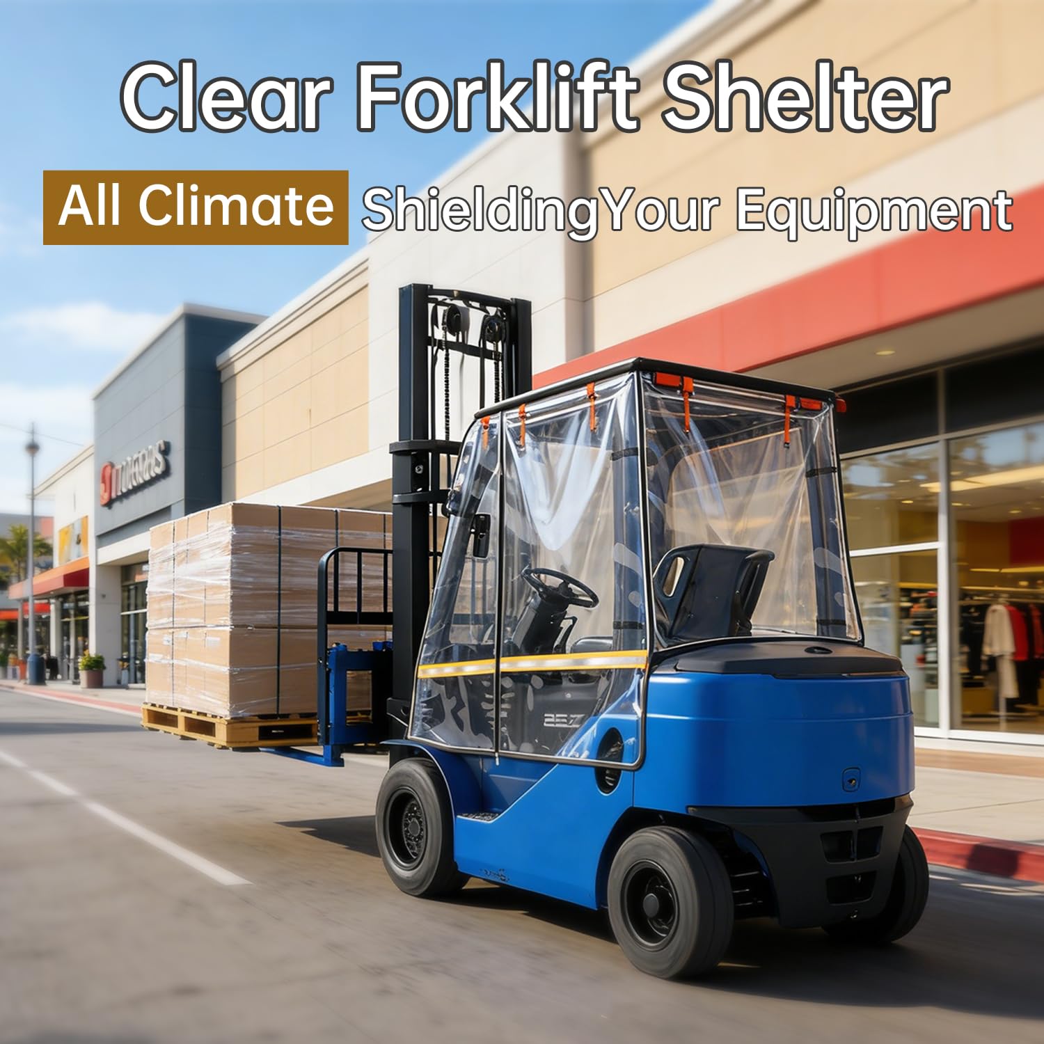 Forklift Cover - Waterproof & UV Protection -5 Forklift Cover - Waterproof & UV Protection -5