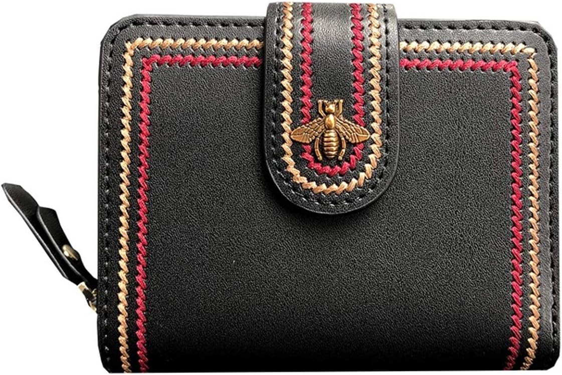 Multifunction High Capacity Business Card Holder, Portable Case, Credit Protector Wallet for Women(A)