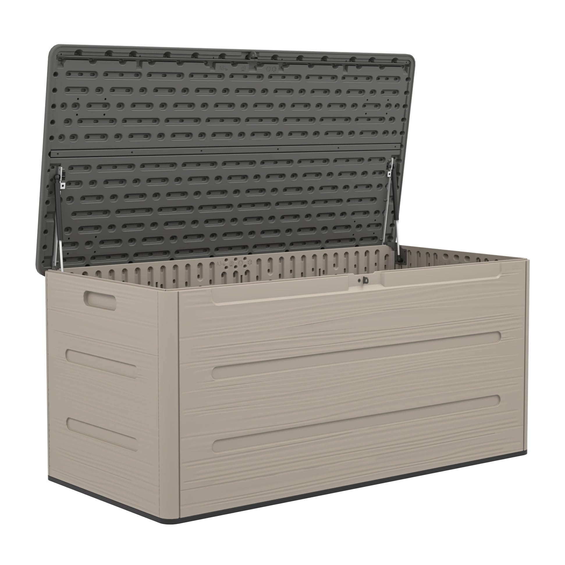 Garden Gear 700L Storage Chest Elite Series Outdoor Garden Storage Box Heavy Duty Weather Resistant HDPE Lockable Powder Coated Steel Frame