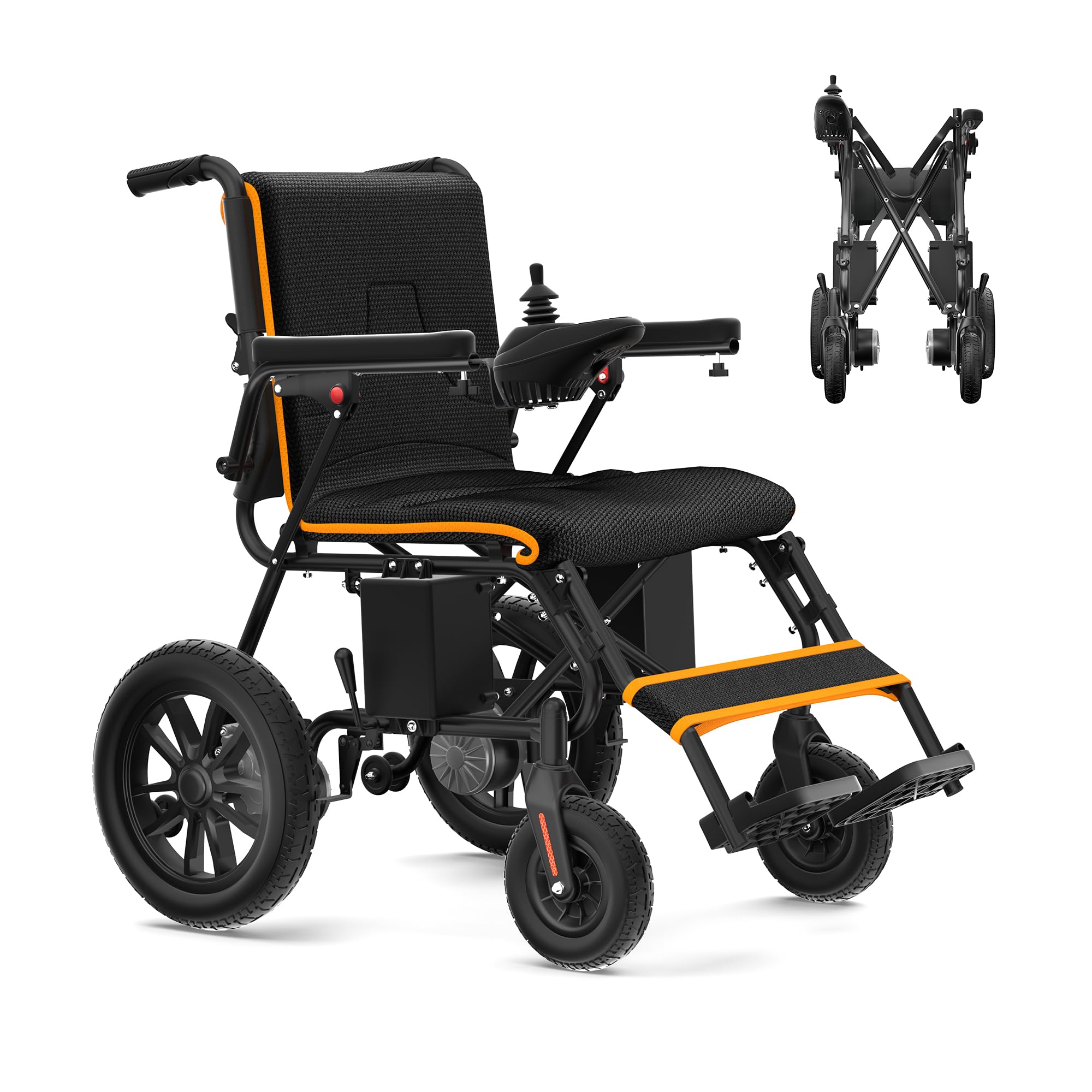 Foldable Portable All Terrain 70 lbs Motorized Wheelchair