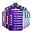 SLUXKE Gallon Water Bottle with Straw and Time Marker, 128oz BPA Free Big Water Jug, LeakProof Purple
