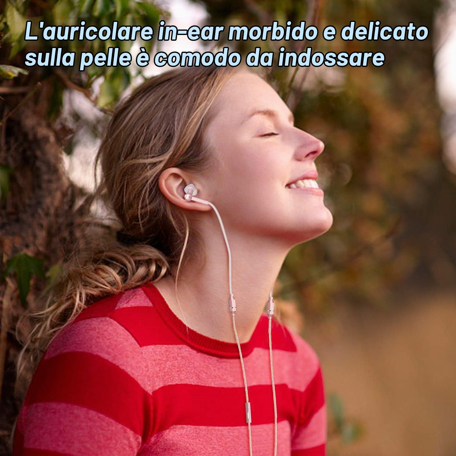 Docooler IBRAIN FC31 Air Tube Anti-radiazioni In-Ear Cuffie 3,5 mm Wired Musica Auricolare Senza Radiazioni Auricolare Riduzione del Rumore Controllo Linea con Microfono