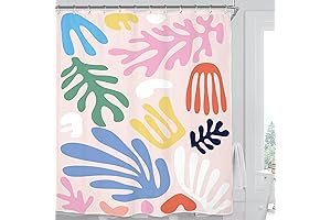 Matisse Colorful Abstract Marimekko Shower Curtain Set