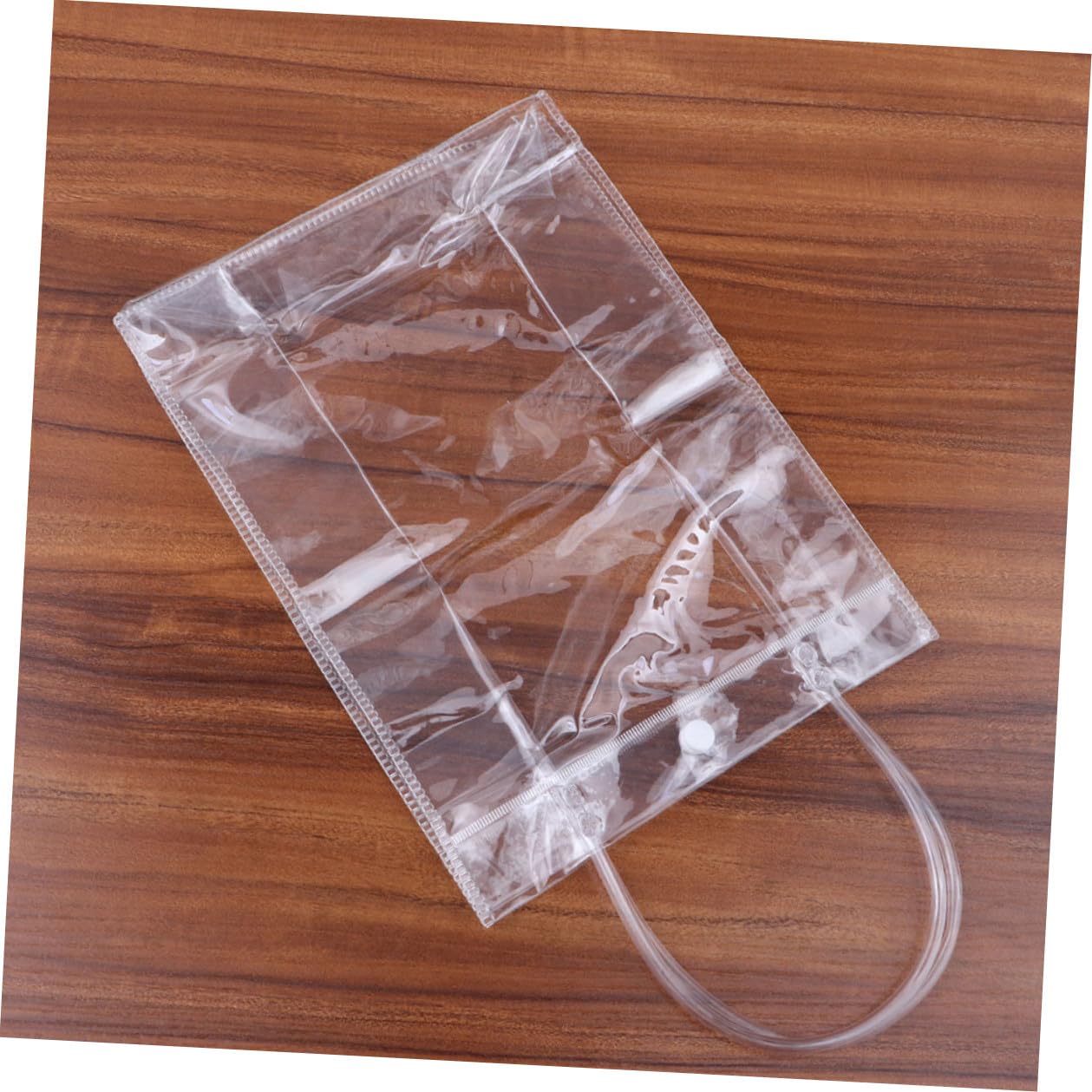 TOGEVAL 24 piezas Bolsas de Plástico Transparentes Reutilizables con Asas Mediano Pack de Unidades para Regalos y Fiestas Resistentes y Fáciles de Usar