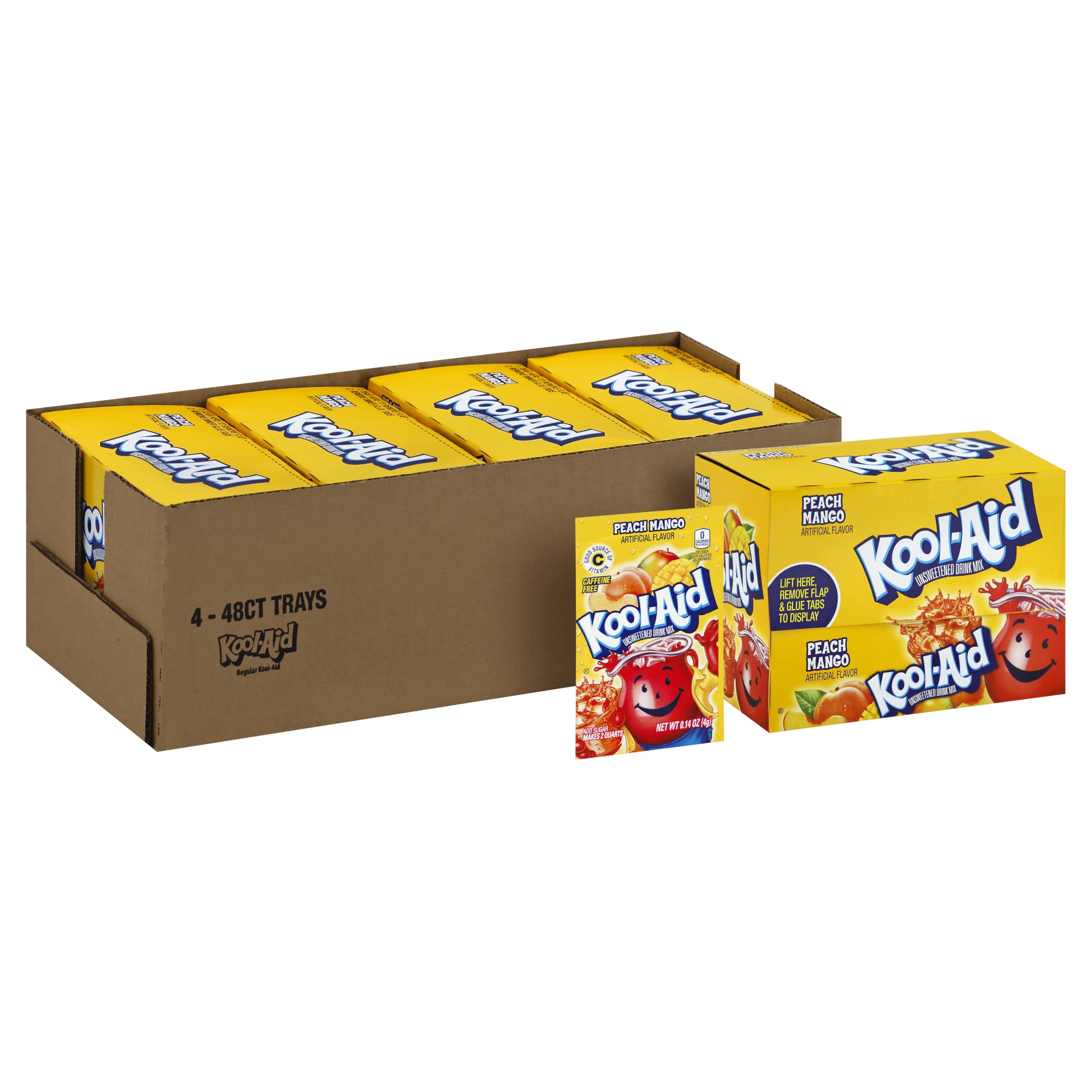 Amazon.com : Kool-Aid Unsweetened Caffeine Free Peach Mango Zero
