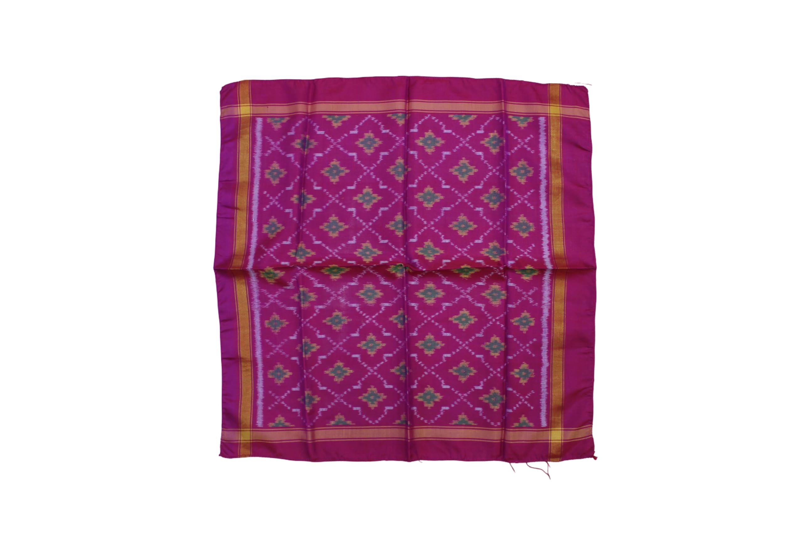 garvi gurjari Handloom Single Ikat Patola Pocket Square | Stylish Pocket Square16-picture-20
