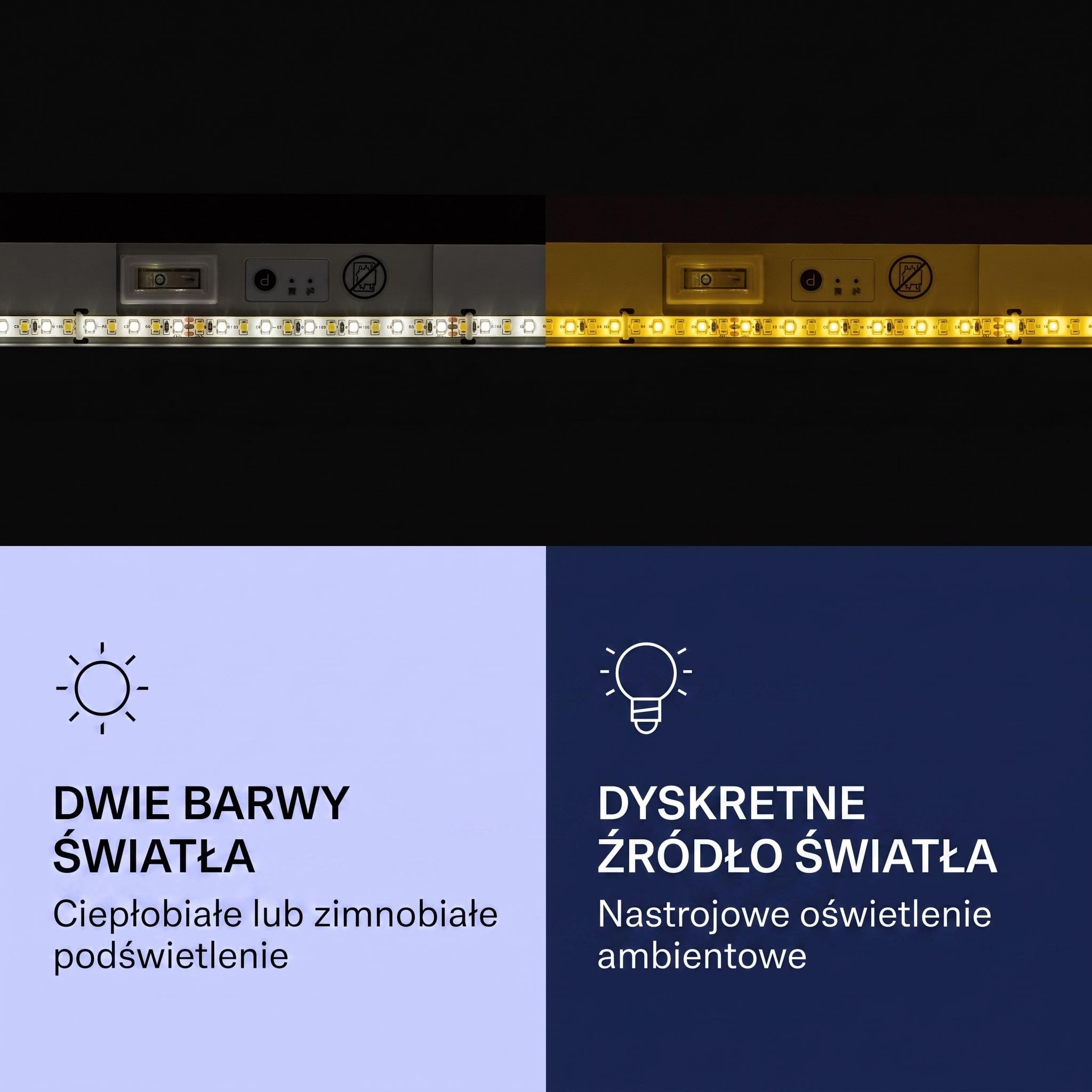 Klarstein Ogrzewanie na podczerwień, Ogrzewanie z termostatem, Grzejnik z wykrywaniem otwartego okna i pilotem, Bez CO2, do montażu sufitowego, IP52, 350 W