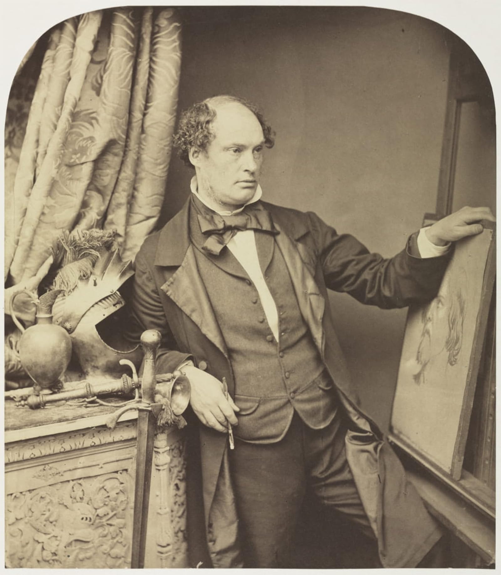 ARTXLXXBN Famous Prints Artwork Pictures Poster Painting Art Daniel Maclise by William Lake Price Artwork Landscape Pictures for Home Decor 60x90cm