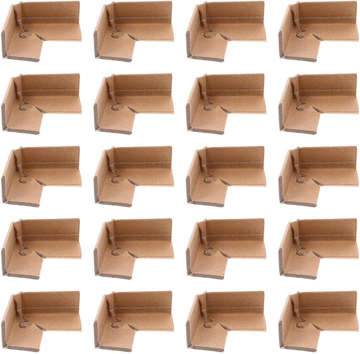 30pcs Shipping Box Edge Protectors - Anti-Collision Corner Guards - Cardboard Shipping Corners - Protective Packaging Edge Shields for Cartons