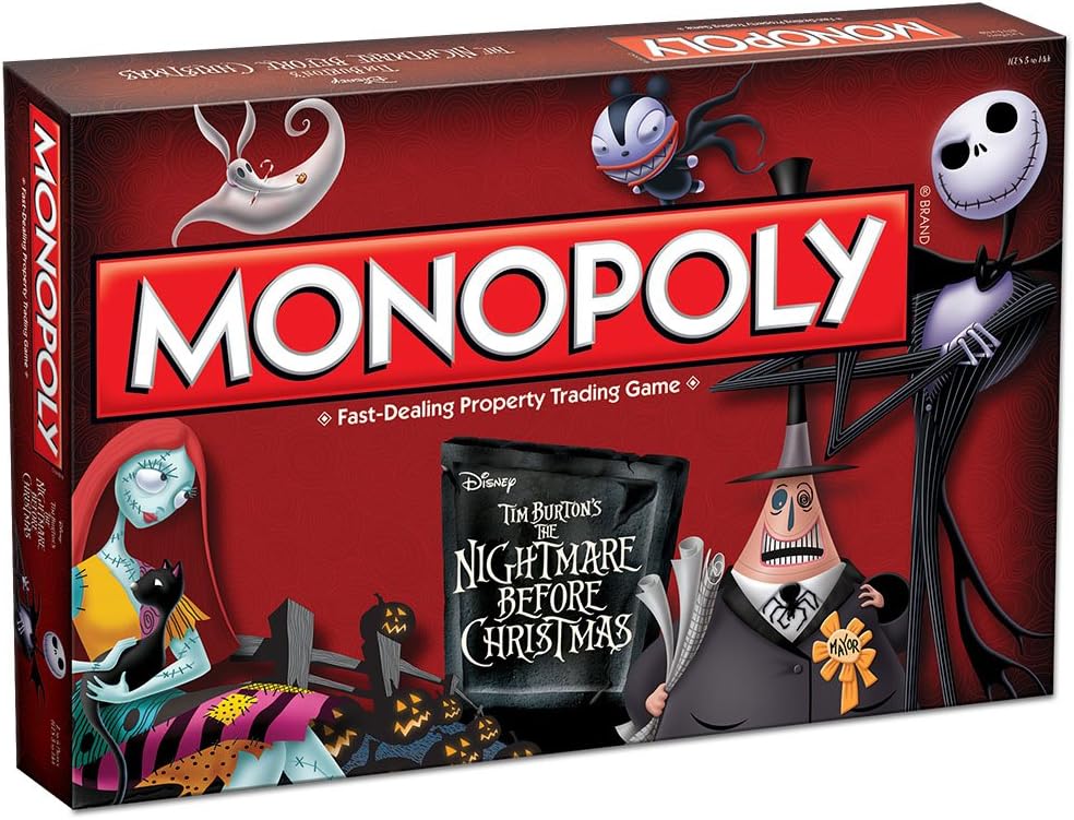 Monopoly Tim Burton's The Nightmare Before Christmas Board Game