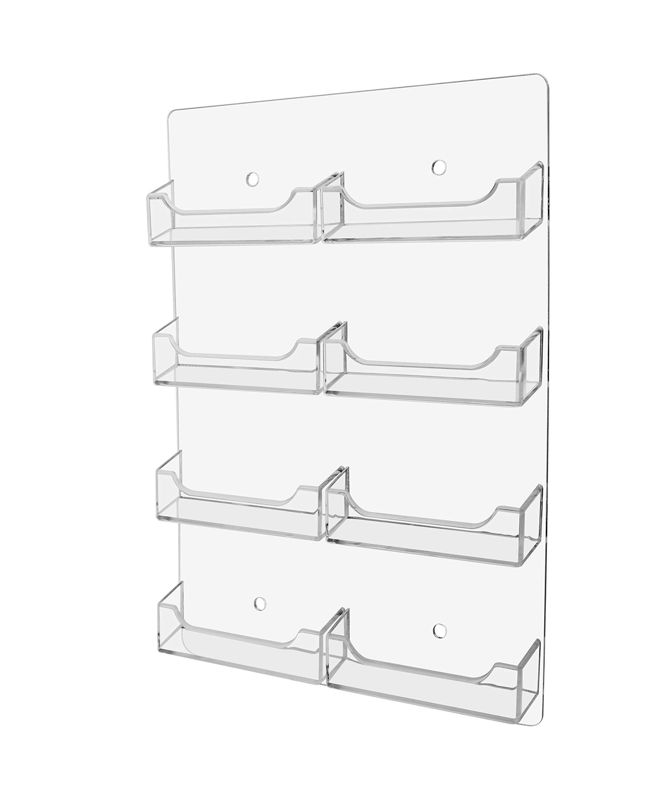Amazon.com : Marketing Holders Multi Pocket Business Card Holder Wall Mount  Gift Card Display 8 Pocket : Office Products