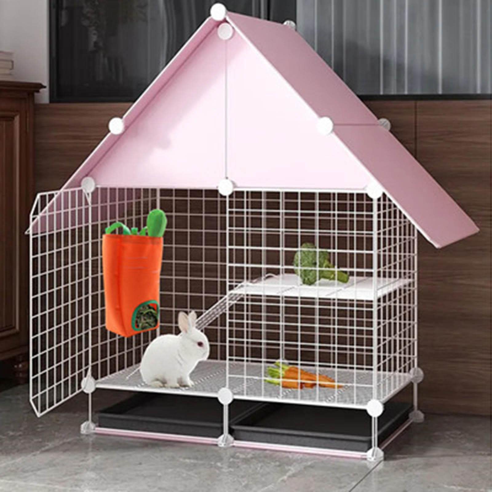 UJEAVETTE® Rabbit Hay Feeder Feeding Bag Hanging Pouch Waterproof for Cage Orange (B0CD7Z9T7N) Amazon Price History, Amazon Price Tracker