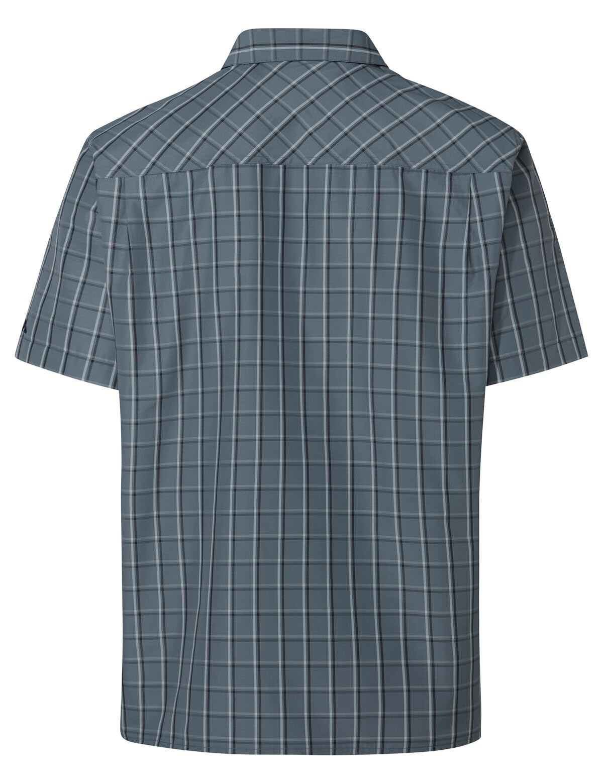 VAUDE Albsteig Shirt III – Herrenhemd aus Lyocell mit UPF 50, Kurzarm-Hemd schnelltrocknend und kühlend, 147 g – ideal zum Wandern – Heron, Größe: L | Herrenhemd aus Lyocell mit UPF 50 – Kurzarm-Hemd schnelltrocknend und kühlend – 147 g – ideal zum Wand