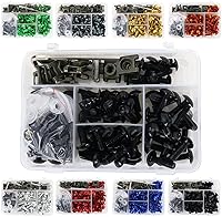Vista 8 de Kits de tornillos universales para carenado de motocicleta - Compatible con CRF-R, YZ, NINJA/ZX, series GSX/DRZ - Conjunto de tornillos, arandelas