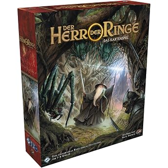 fantasy flight games the lord of the rings lcg basic game expert game card game 1-4 players from 14+ years 30+ minutes per player german multicolored colorful