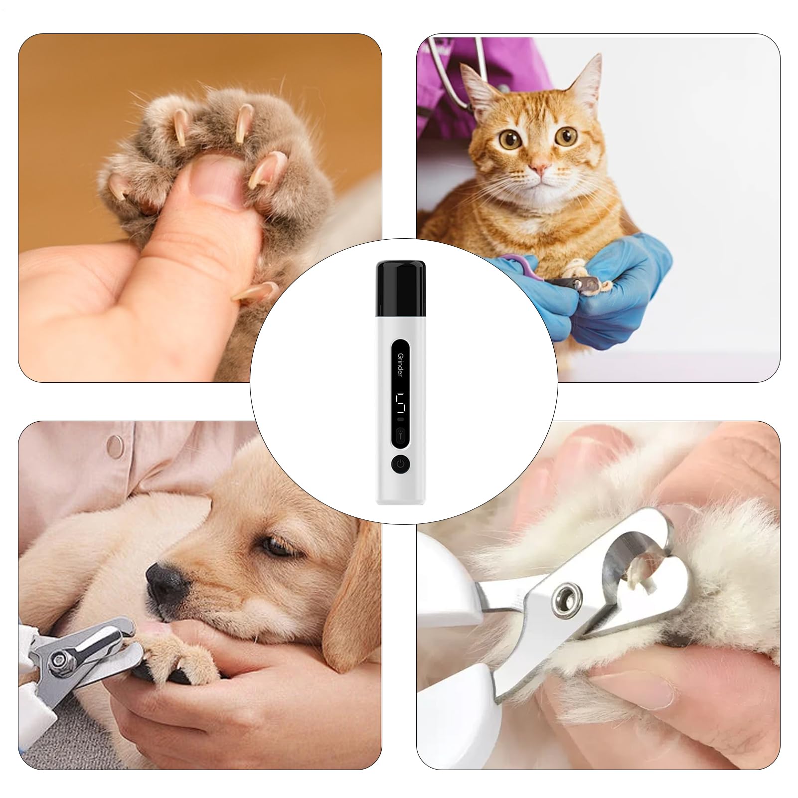 De Uñas para Perros Gatos | Preciso Suministros Aseo Para Mascotas Cuidado De Uñas Animales Pequeños Jóvenes Mayores Principiantes Y Usuarios De Hogar