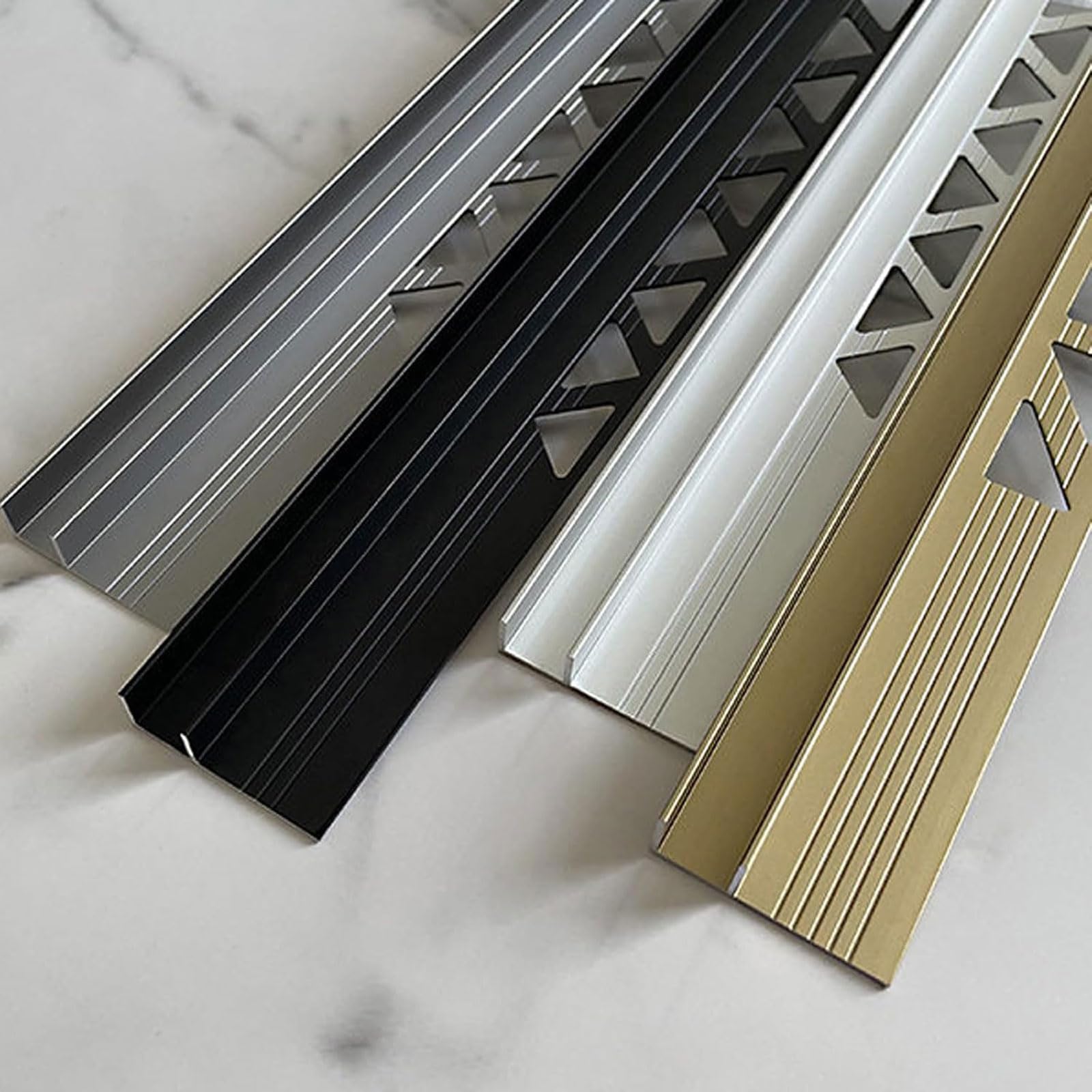 Perfil de Vidrio en Forma de F para Canales de Vidrio,Aluminio Sin Marcos Ranura Fija,Canal En F Paras Puerta De Ducha,Impermeable,Antideslizante,para vidrios de 8/10 mm de Espesor