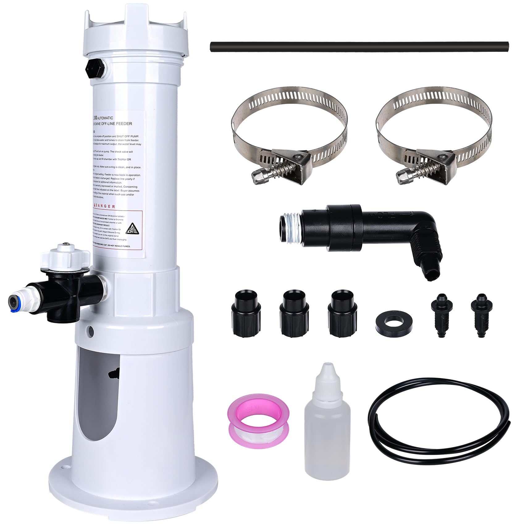 Upgraded R171016 Pool Chlorinator 300 Chlorinator Compatible with pentair Rainbow Automatic Chlorine/Bromine Off-Line Pool and spa Feeder Replacement R171016 Pool Chlorinator