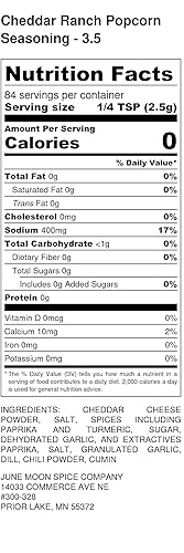 Miniatura 6 de Cheddar Lovers' - Condimento para palomitas de maíz | Paquete variado de 4 | Condimento para palomitas de maíz Cheddar | Condimento para palomitas