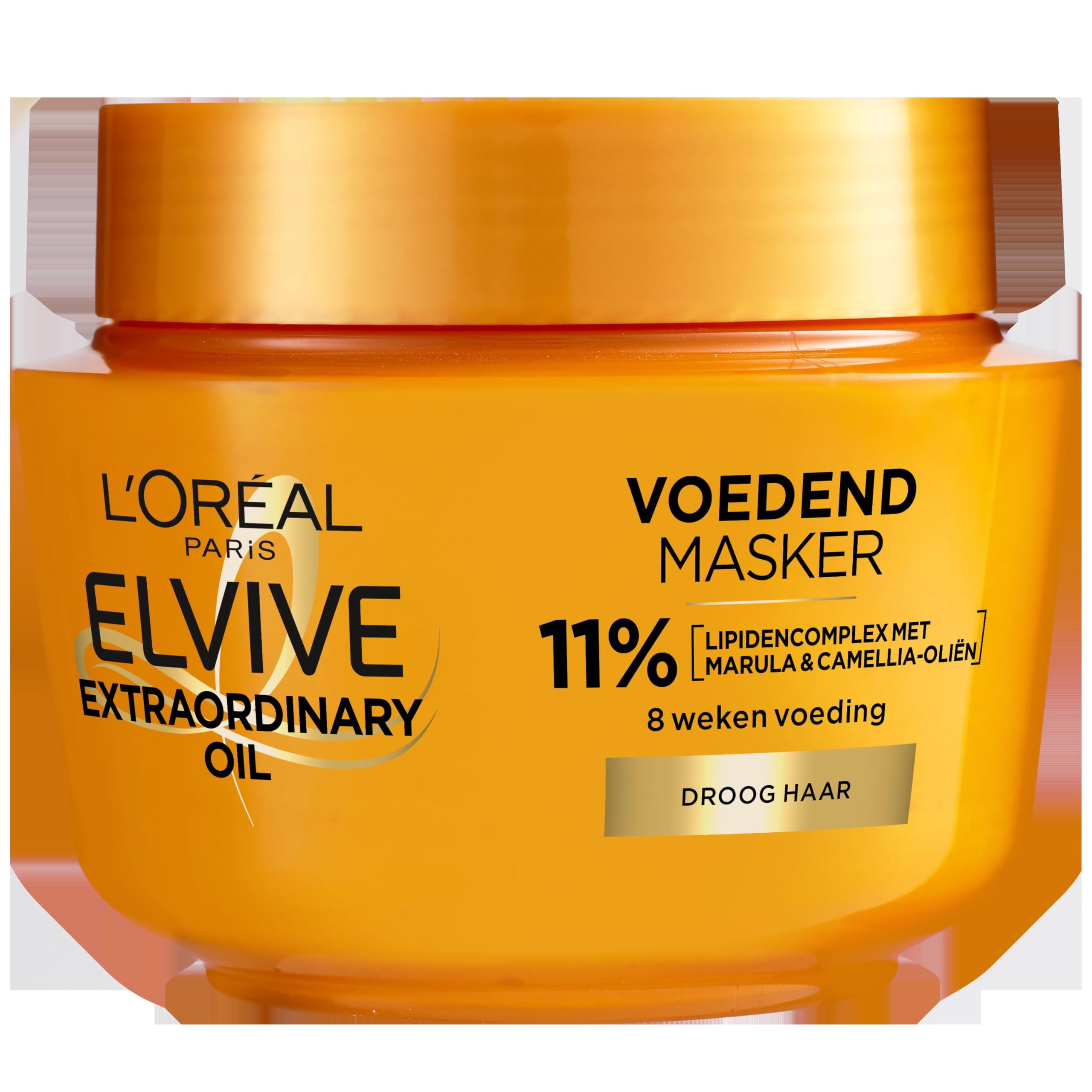 L'Oréal Paris Elvive Extraordinary Oil - Haarmasker 300ml - Speciaal voor stug, droog haar - Geeft een gezonde glans - Zonder het haar te verzwaren