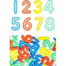 56 Pcs Translucent Numbers & Symbols - Light Table Manipulatives