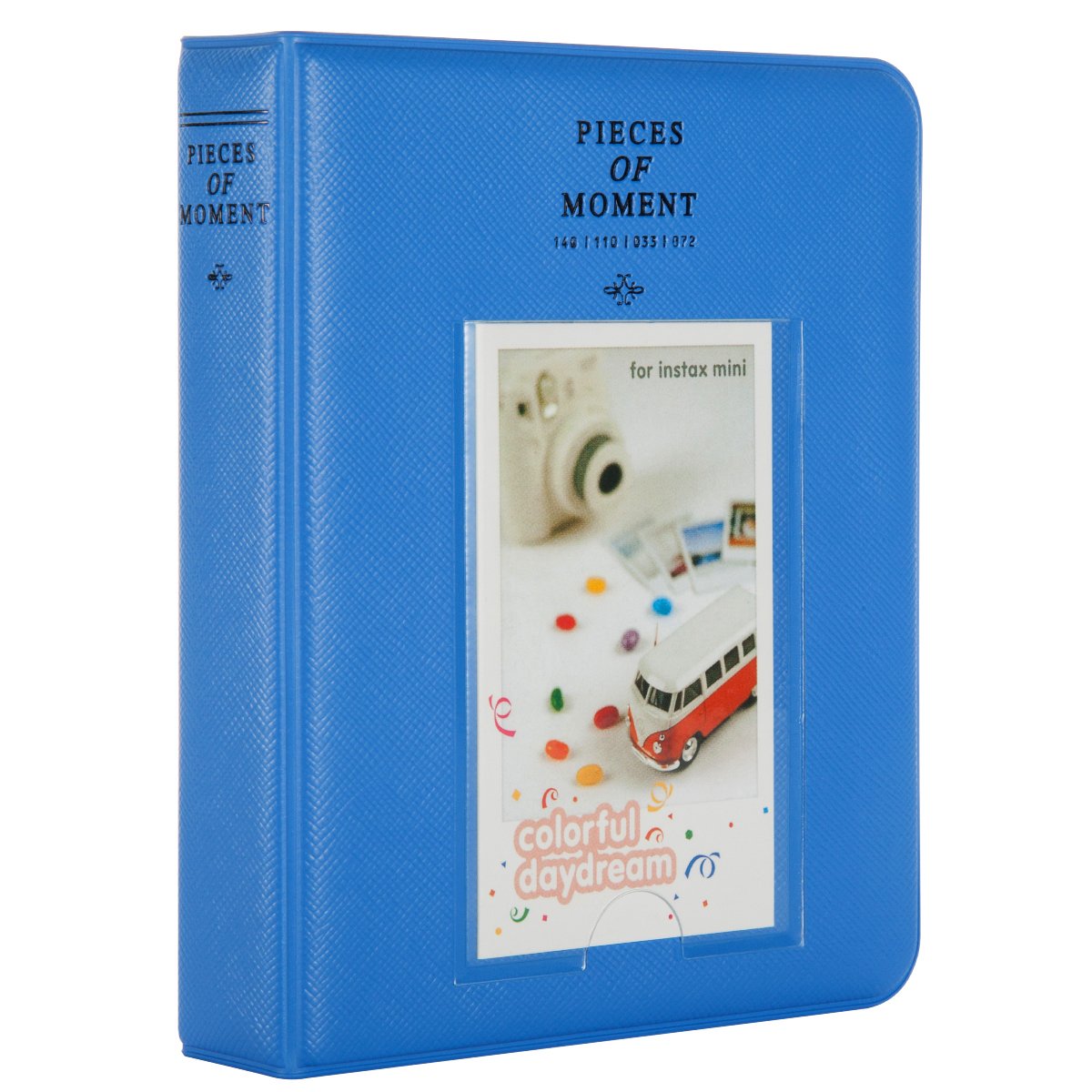 [Instax Mini 9 Photo Album] Compatible Pieces Of Moment Book Album for Films of Fujiflm Instax Mini 7s 8 8+ 9 25 26 50s 70 90 (64 Photos, Cobalt Blue)-image-4