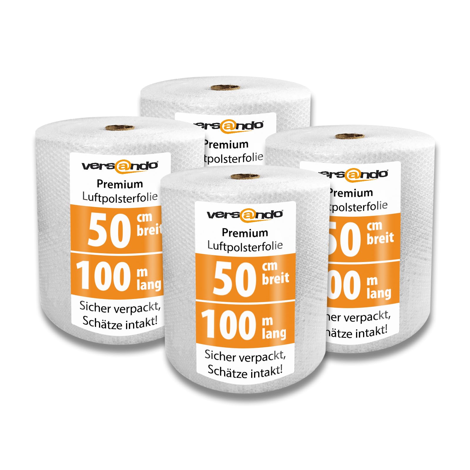 versando 4 envoltorios de burbujas de 100 m x 0,5 m, 2 capas, 45 my