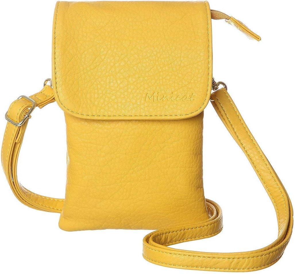 MINICAT Womens Bag Women Small Crossbody Bag Cell Phone Purse Wallet With Magnetic Button Parallel Import