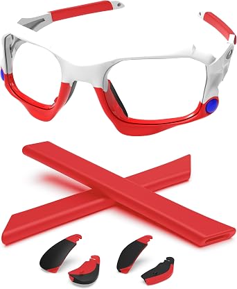 Replacement Nose Pieces & Ear Socks Rubber Kits for Oakley Jawbone/Racing Jacket/Split Jacket