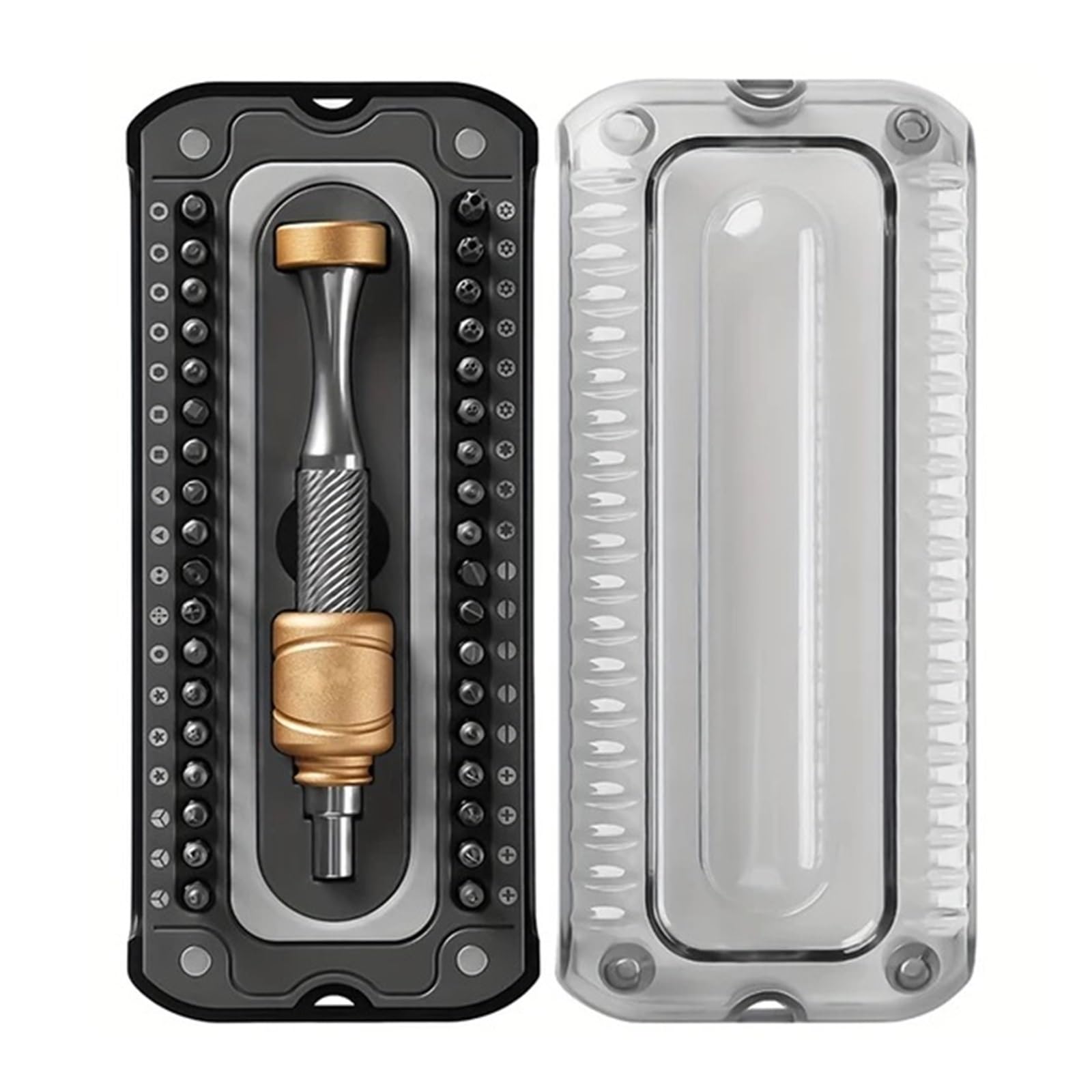 Juego De Destornilladores Con 37 Puntas Precisión Y Diseño Baja Gravedad, Mango Metal Sólido, Kit Herramientas Reparación Magnéticas Profesionales Bien Fabricadas Uso Versátil
